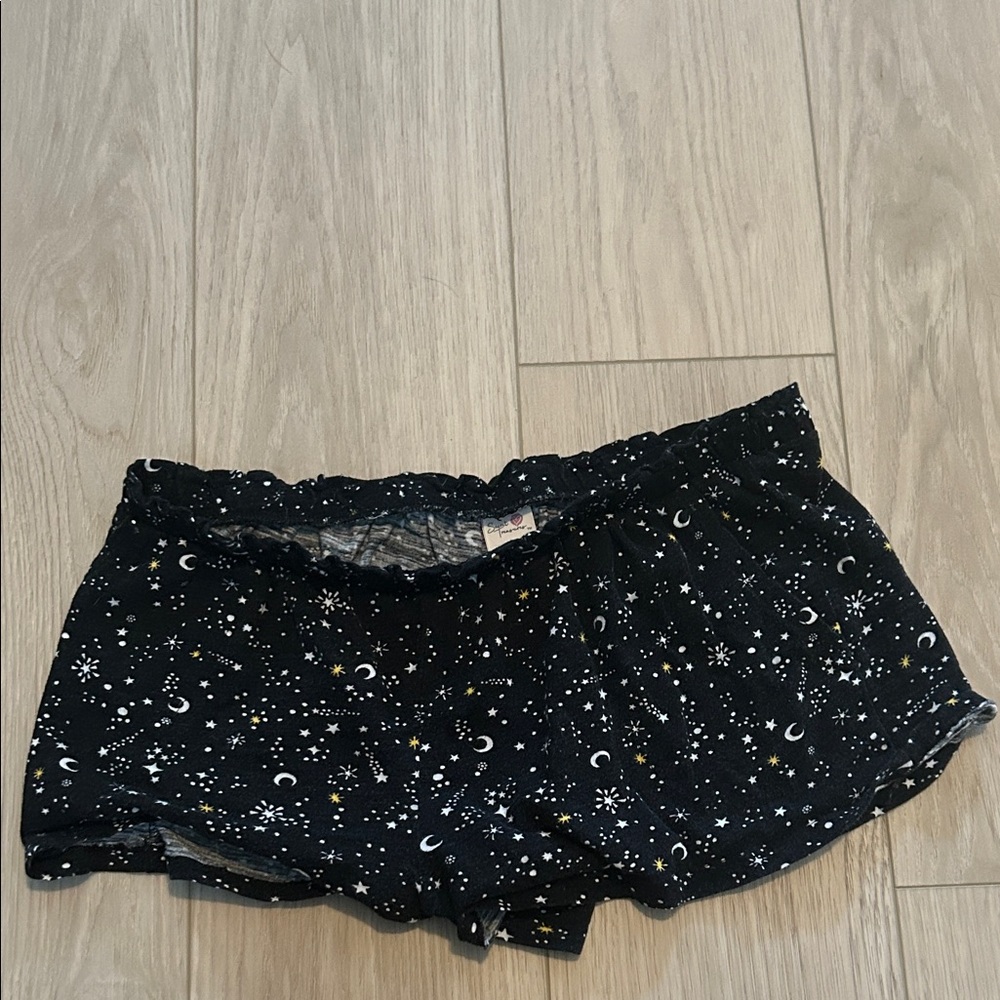 Secret Treasures Black Starry Athletic Shorts